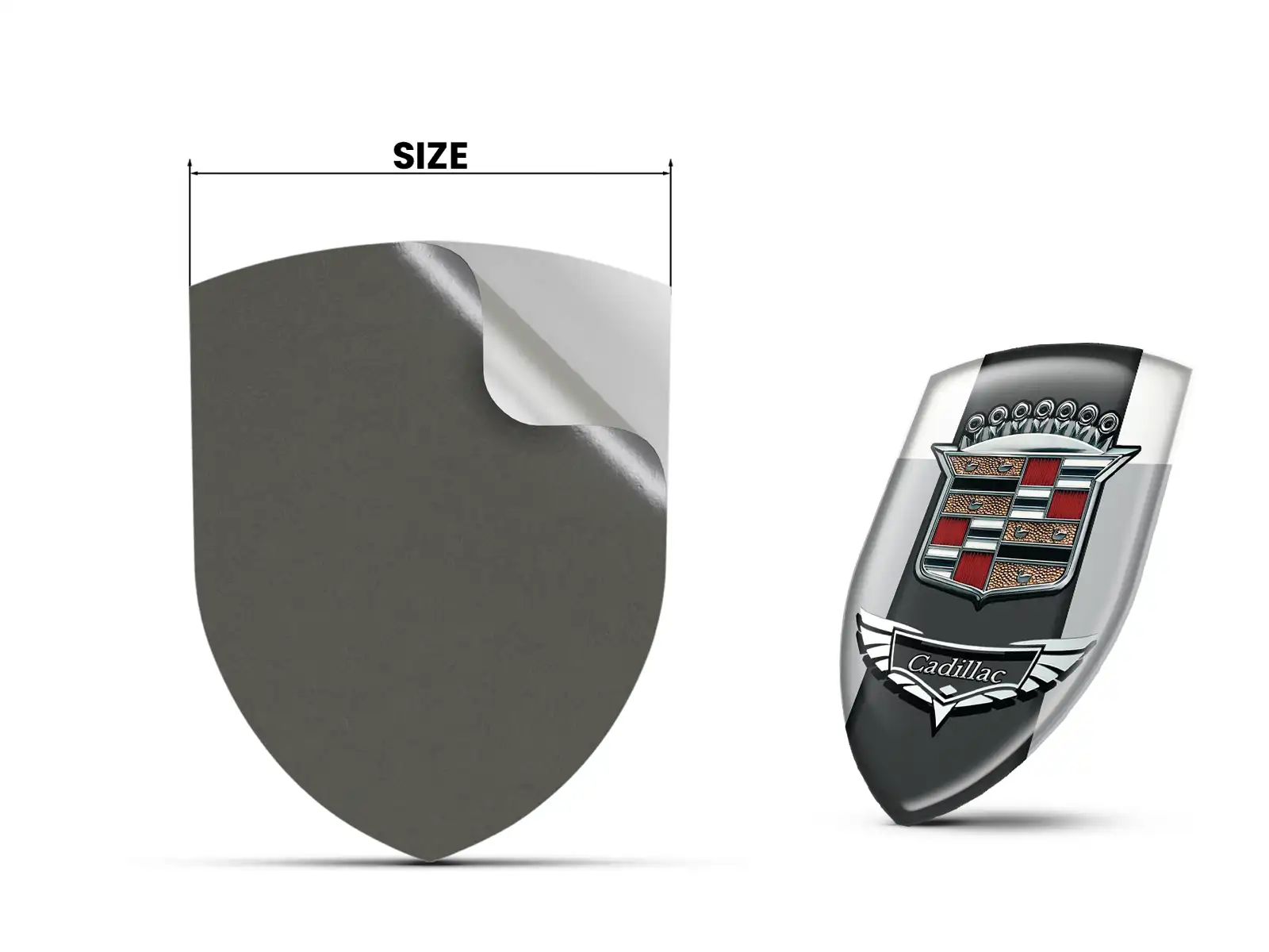 Cadillac Fensteraufkleber Racing Hochwertig Robust